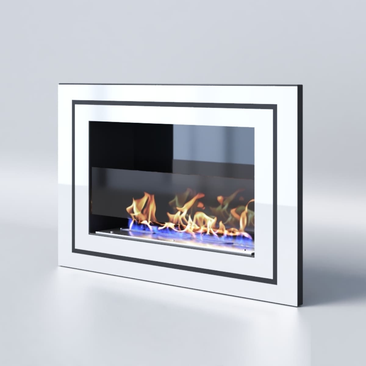 Биокамин "Русский огонь" Стенли 650V встраиваемый с декоративным стеклом (стемалитом) по цене 30 850 руб.