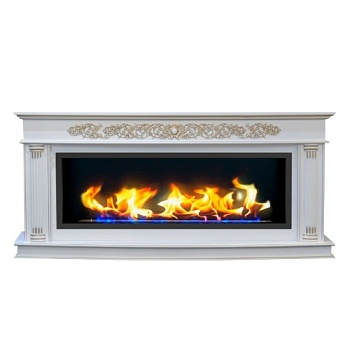 Биокамин в линейном портале "Русский огонь" Милан Люкс