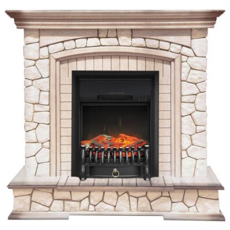 Preston белый (слоновая кость с патиной)+Fobos FX Black (Престон)