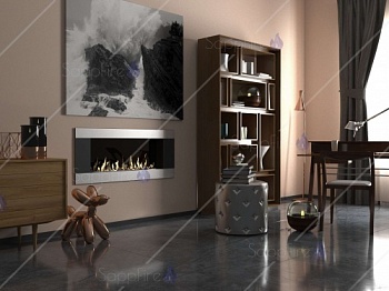 Биокамин Mercury Horizontal 1500 SappFire