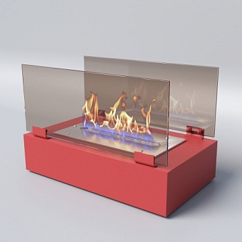 Биокамин "Русский огонь" Фаворит красный