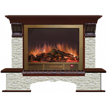 Бостон Грот однотонный Ш-33 (красное дерево)+Sharm 33 BR