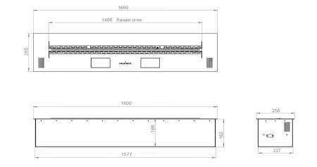 Автоматический биокамин 1600 Standart по цене 281 232 руб.