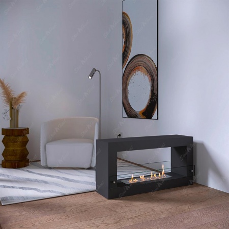 Биокамин напольный SteelHeat FRAME ONE 900 стемалит по цене 48 720 руб.