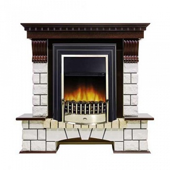 Pierre Luxe белый (темный дуб)+Cheriton Log