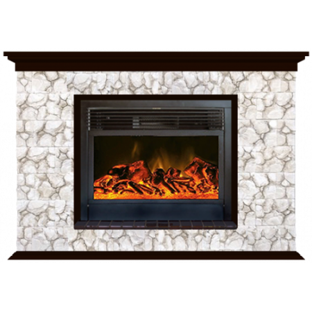 Пафос Карелия 28 (венге)+Newflame Пафос Карелия 28 (венге)+Newflame