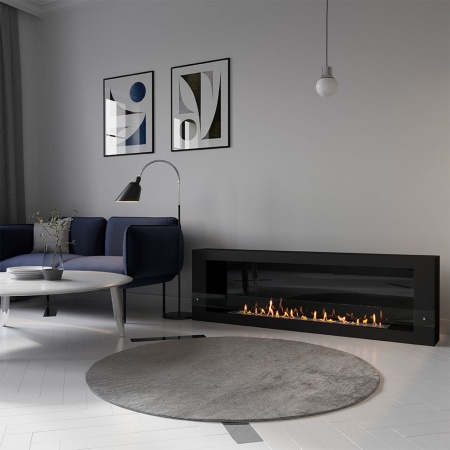 Биокамин SteelHeat WALL GRAND 1800 черный, стекло Биокамин SteelHeat WALL GRAND 1800 черный, стекло по цене 78 120 руб.