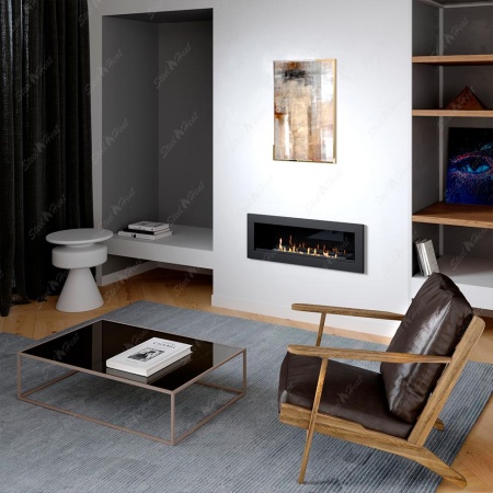 Биокамин SteelHeat ONE 1100 стекло + стемалит по цене 52 400 руб.