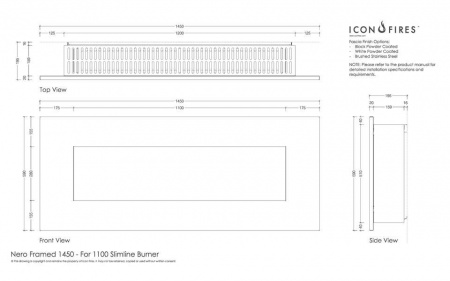 Настенный биокамин Nero 1450SS Настенный биокамин Nero 1450SS по цене 344 400 руб.