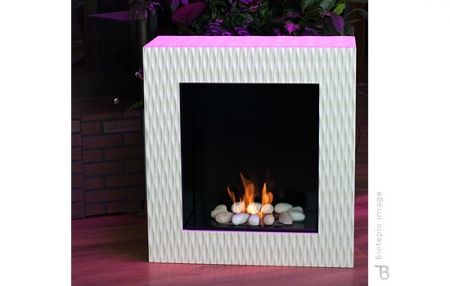 Биокамин Bioteplo 3D-Cube WHITE по цене 110 500 руб.