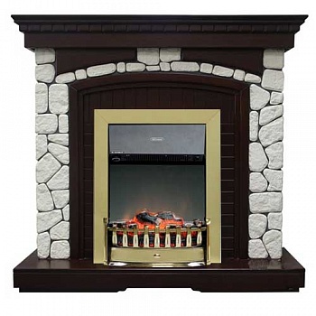 Glasgow белый (темный дуб)+Lydon Brass