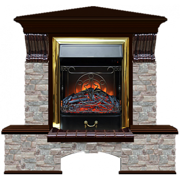 Бостон К Грот цветной угловой (дуб)+Majestic Brass