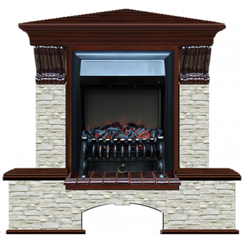 Бостон К Грот однотонный угловой (красное дерево)+Fobos Black