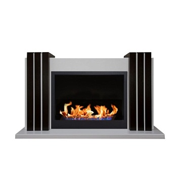 Биокамин в портале "Русский огонь" Манхэттен Нью с защитным стеклом-99