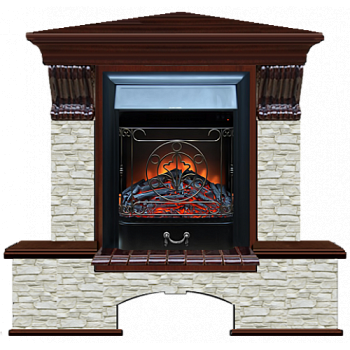 Бостон К Грот однотонный угловой (красное дерево)+Majestic Black